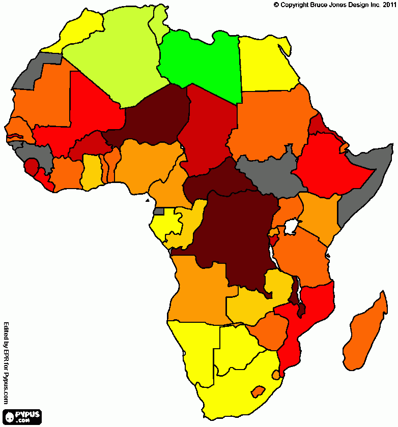 africa2014 da colorare