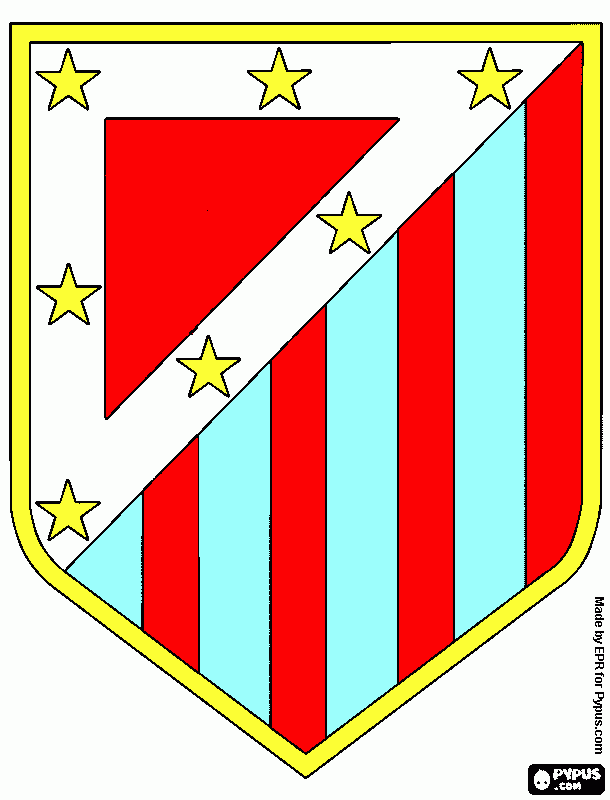 atletico madrid da colorare