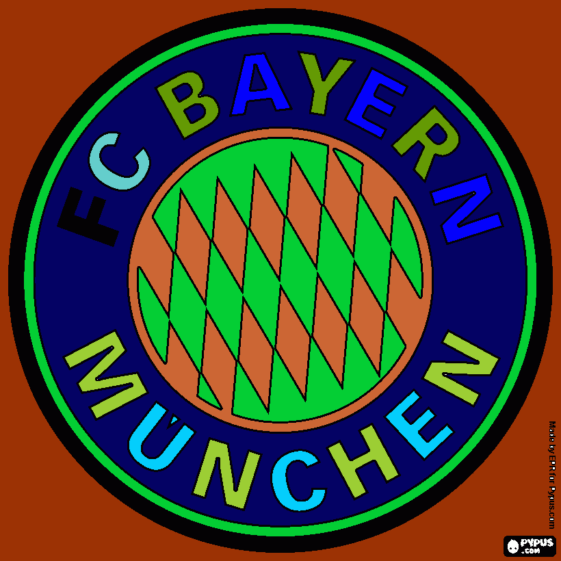 bayern muenchen da colorare