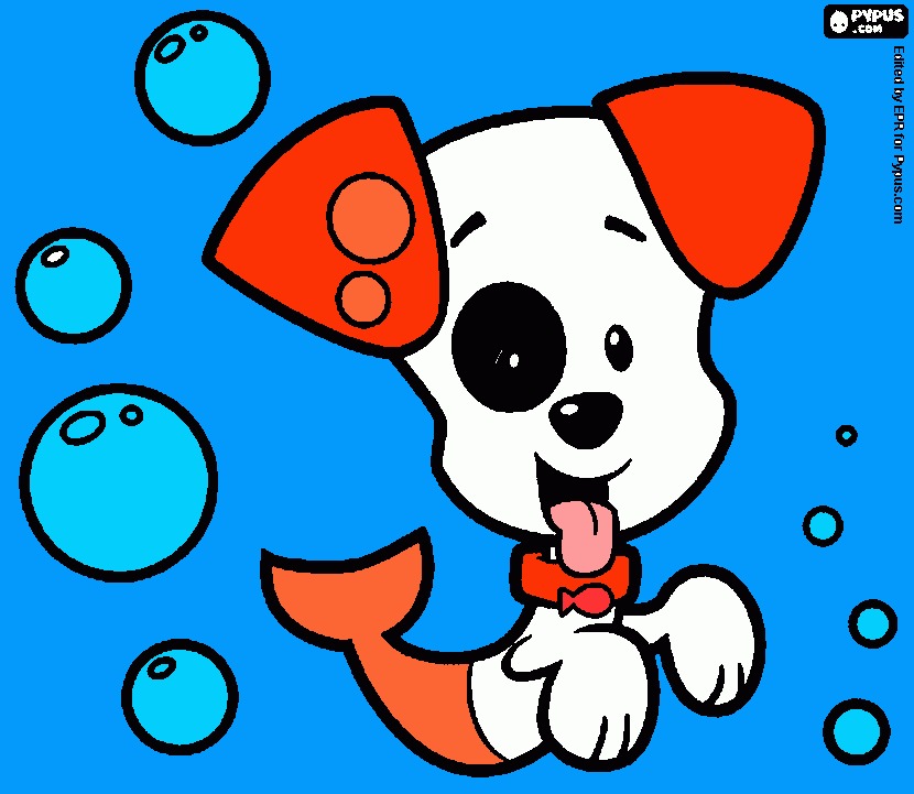 bubble puppy da colorare