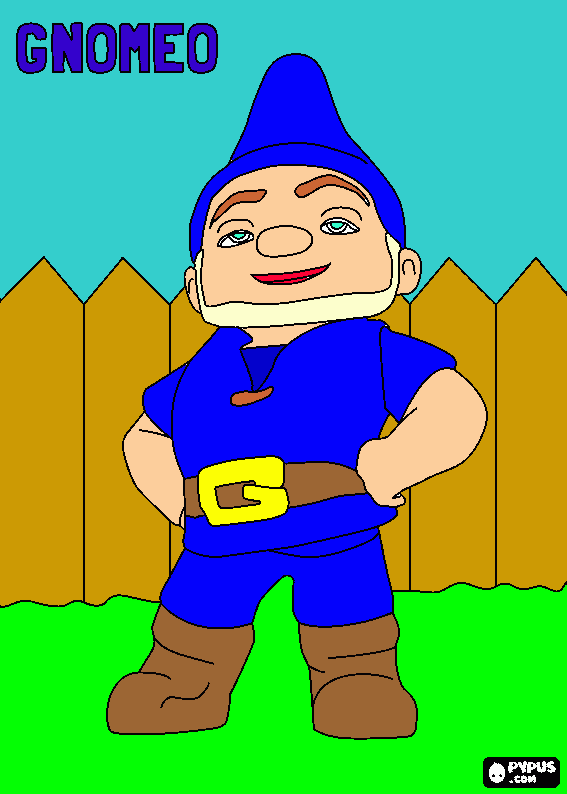 E' GNOMEO da colorare