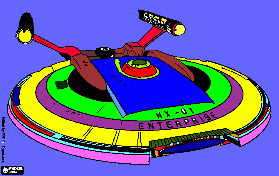 enterprise da colorare