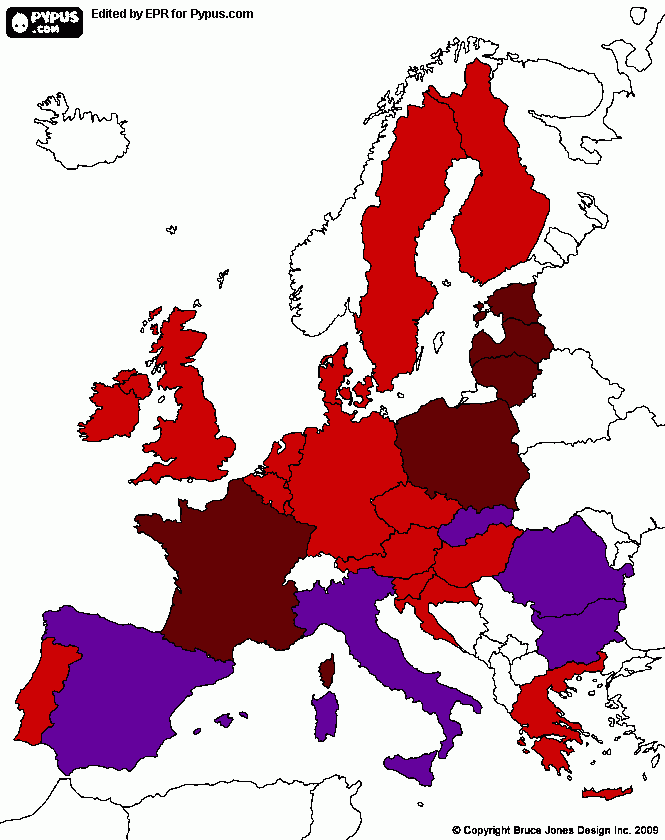 EU immigration da colorare