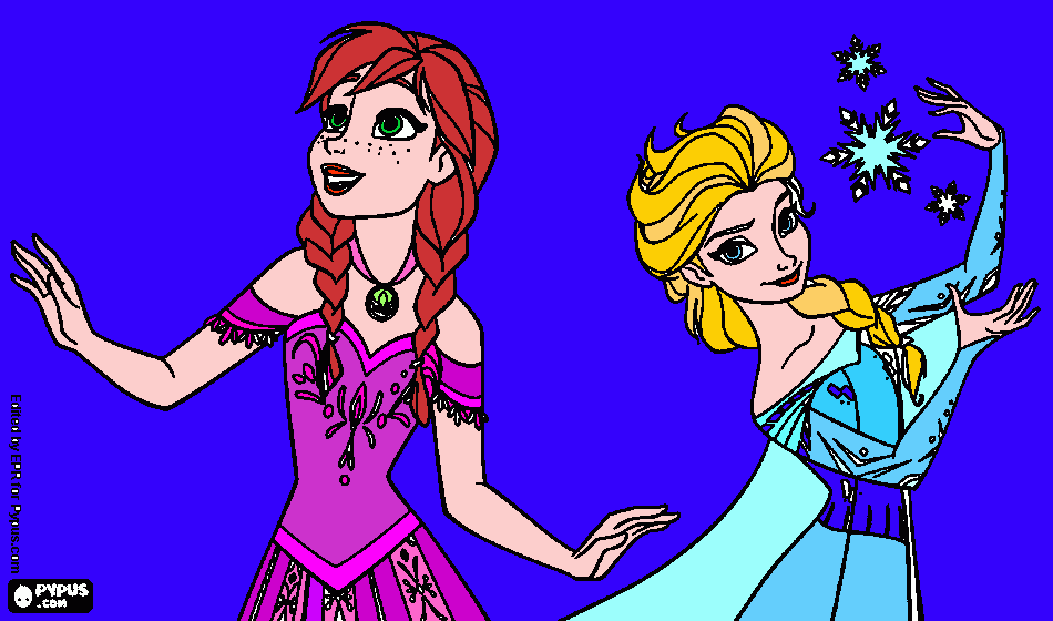 frozen modificato da colorare