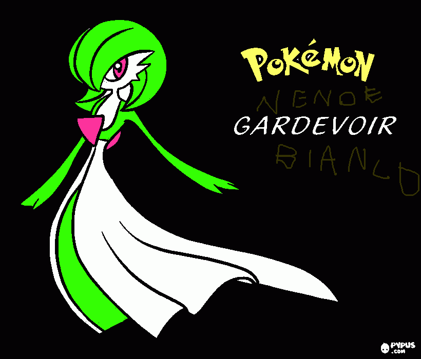 gardevoir da colorare