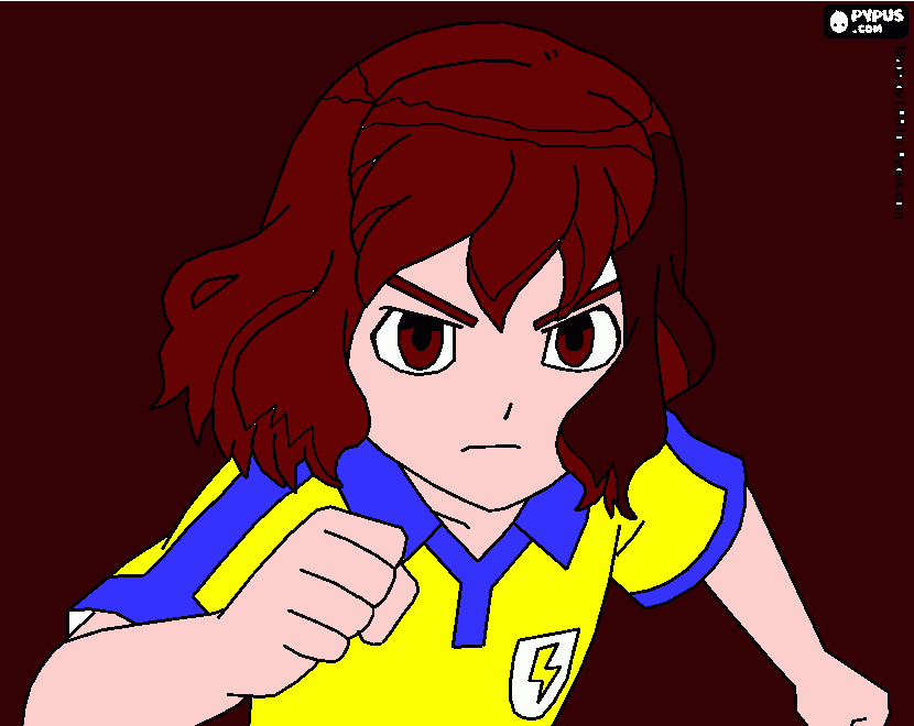 inazuma eleven riccardo da colorare