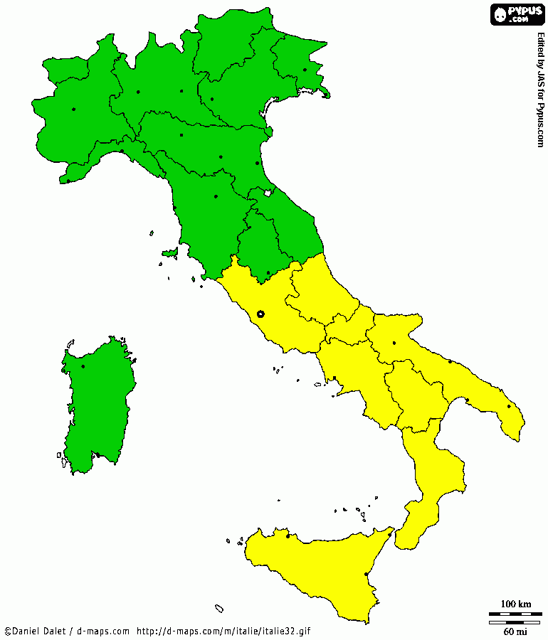 italia2regioni da colorare