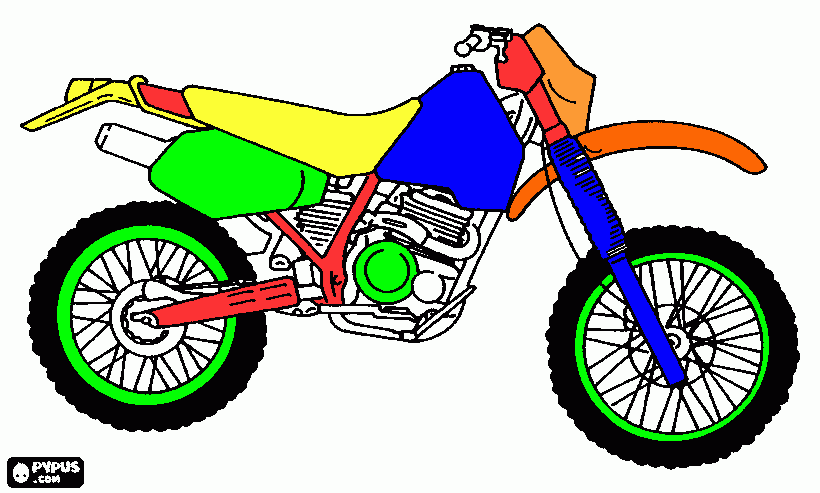 KTM RECING da colorare