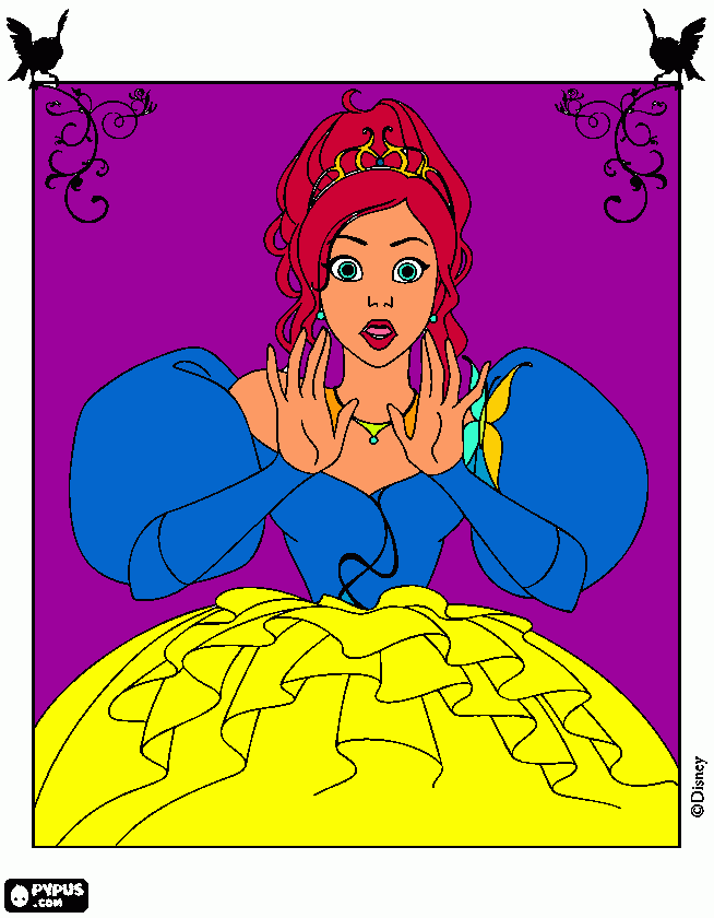 la mia principessa da colorare