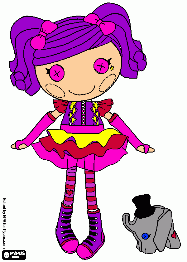 lalaloopsy da colorare