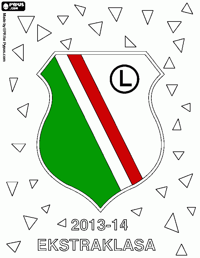 legia varsavia da colorare