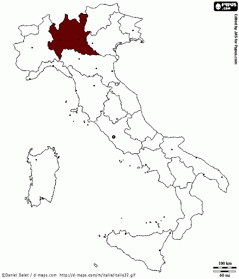 lombardia da colorare