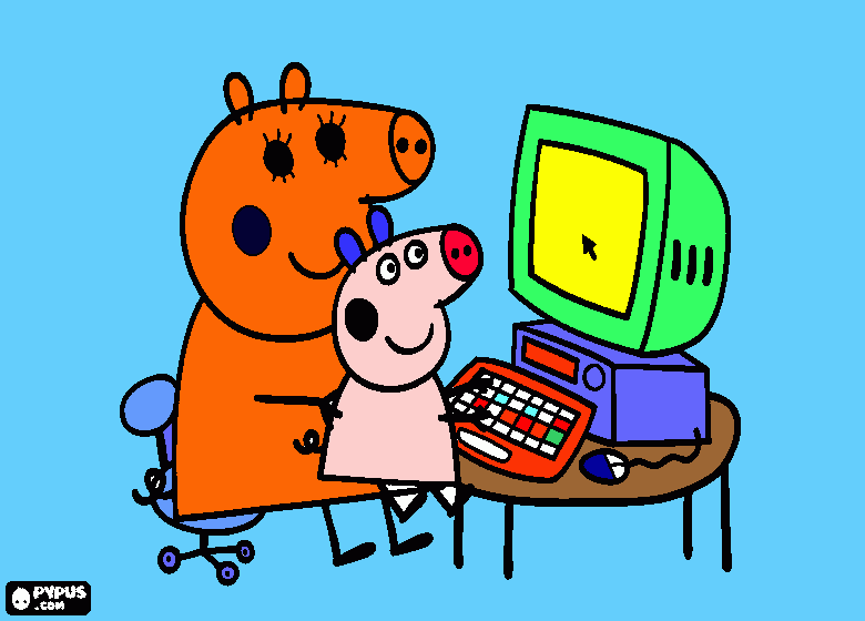 lPEPPA da colorare