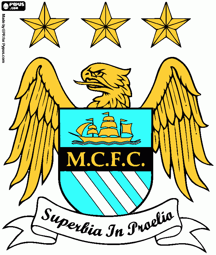 manchester  city da colorare