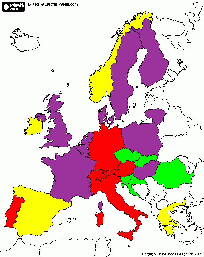 map 2000-2007 da colorare