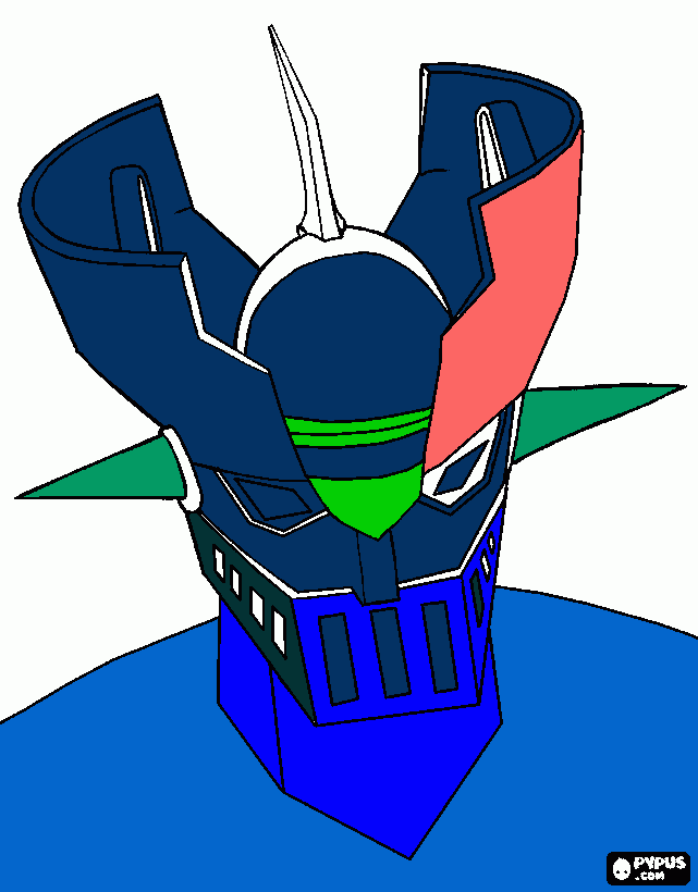 mazinga pirata da colorare