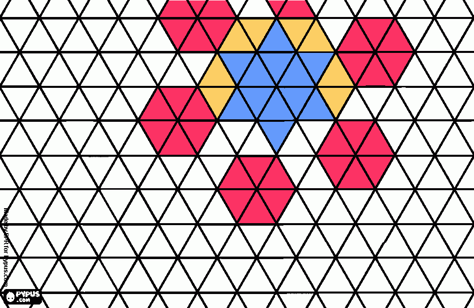 mosaico da colorare