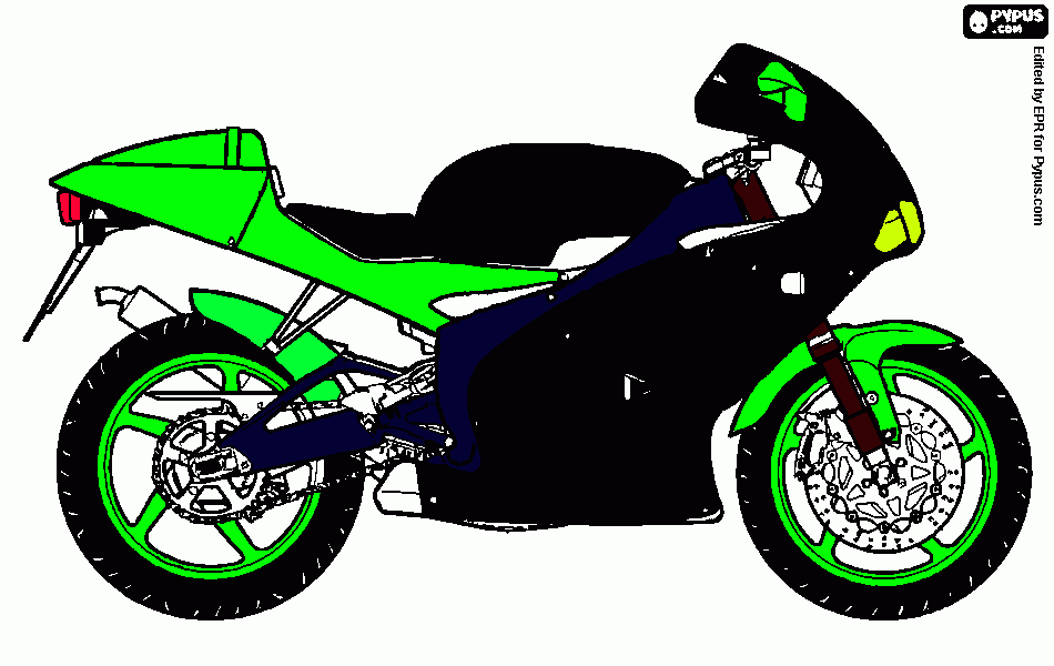 moto cri da colorare