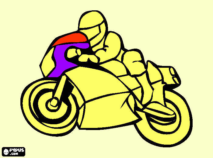 moto per giacomo da colorare