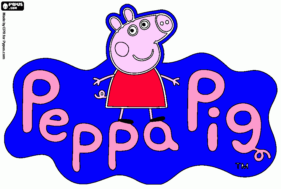 peppa da martina da colorare