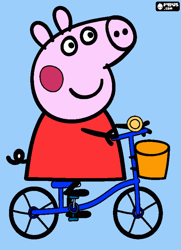 Per la mia mamma la peppa pig da colorare