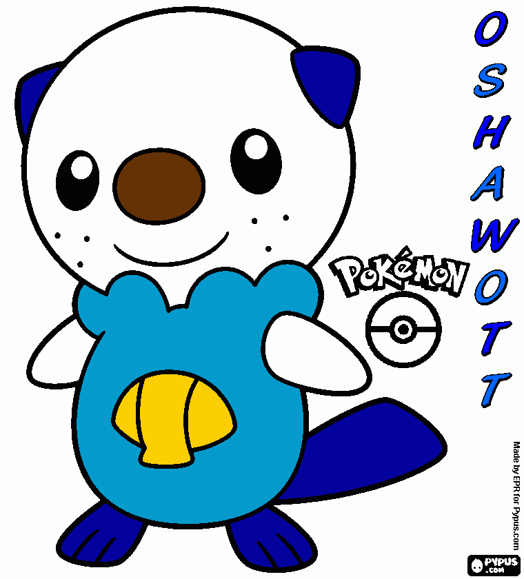 pokemon.ohawott da colorare