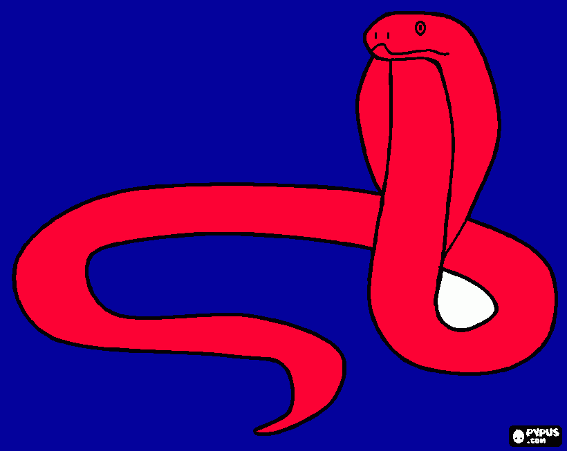 serpente dipinto da aaron da colorare