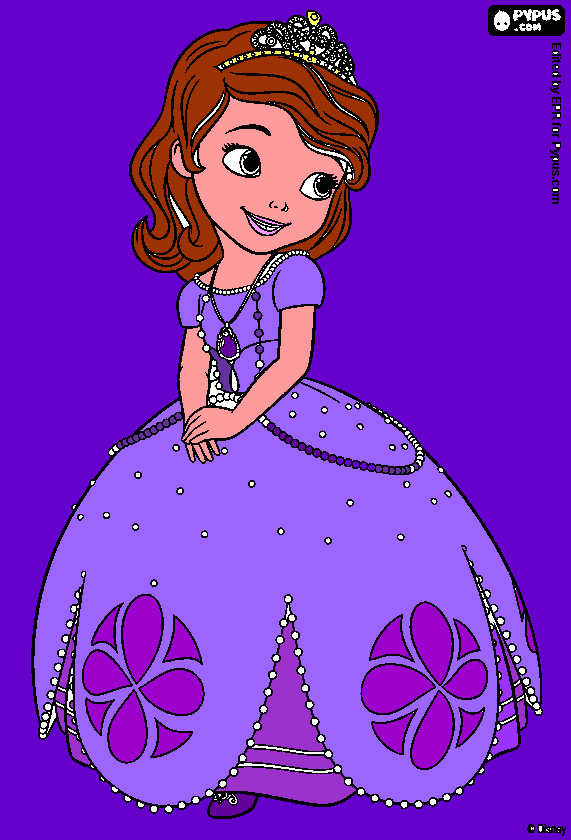 sofia la principessa da colorare