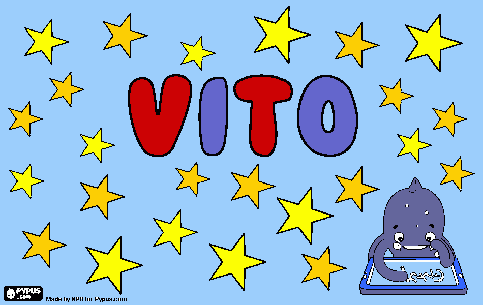 Vito da colorare